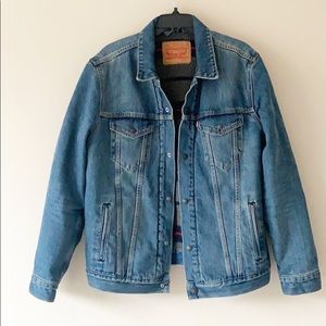 Men’s Levi’s Jeans Jacket Sherpa Lining